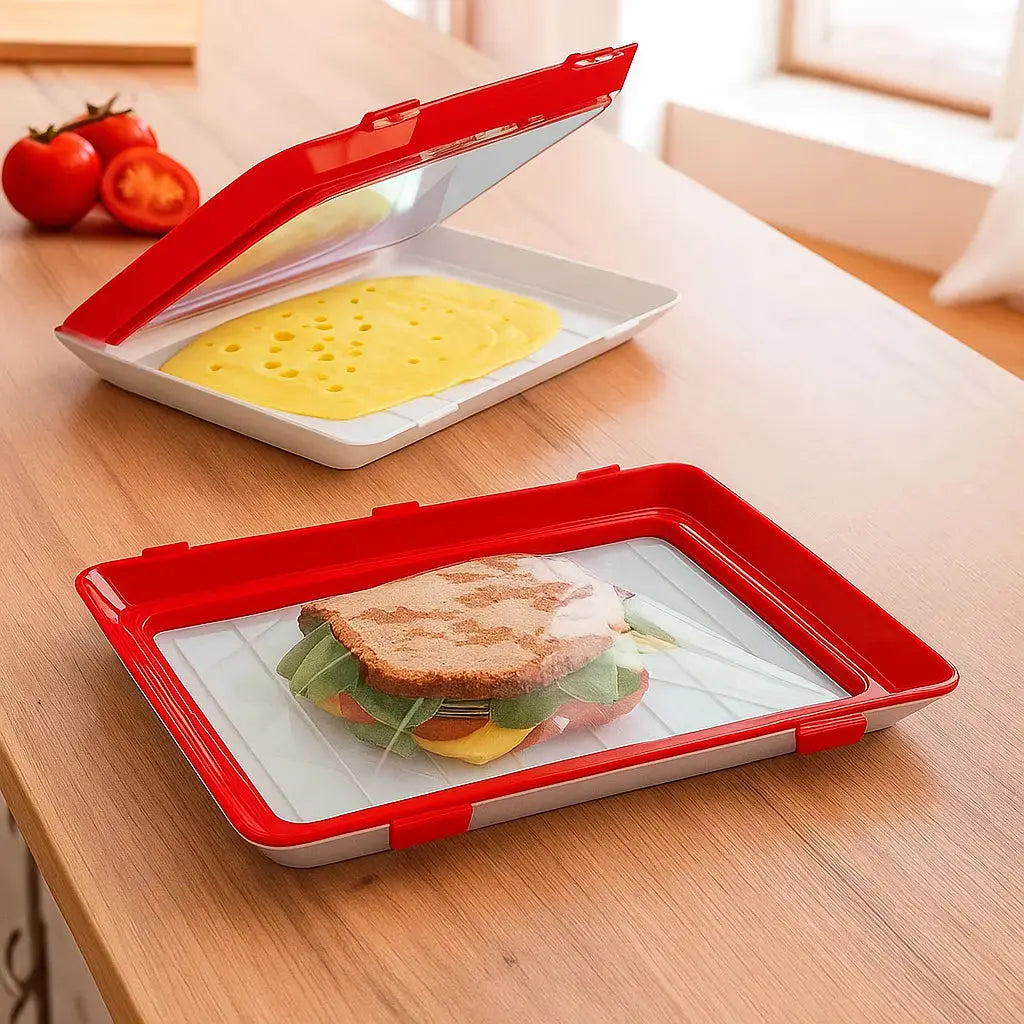 Contenitore salvafreschezza con chiusura ermetica – Vaschetta impilabile