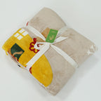 Coperta decorativa con motivi floreali