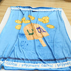 Coperta decorativa con motivi floreali