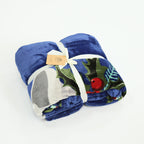 Coperta decorativa con motivi floreali