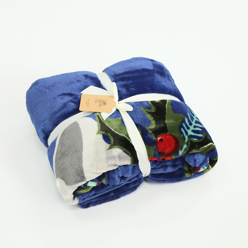 Coperta decorativa con motivi floreali