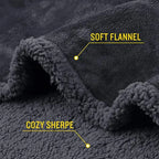 Coperta impermeabile in pile di corallo