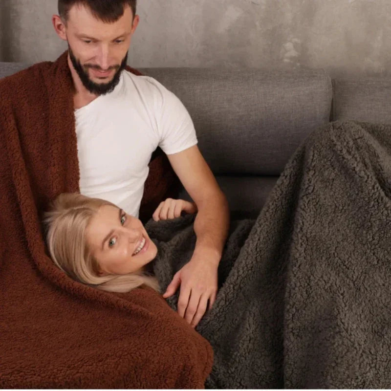 Coperta impermeabile in pile di corallo