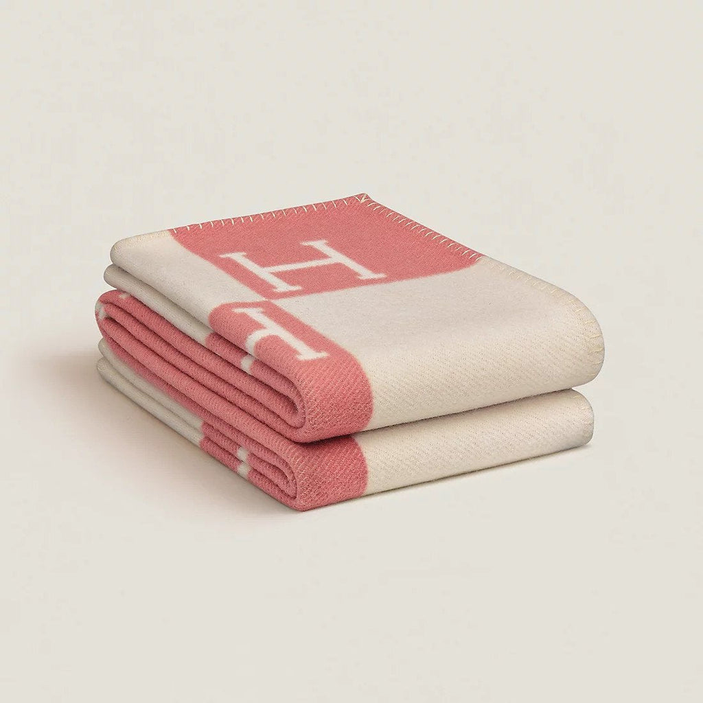 Coperta plaid in misto lana e cashmere per divano, letto o poltrona