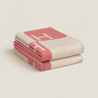 Coperta plaid in misto lana e cashmere per divano, letto o poltrona