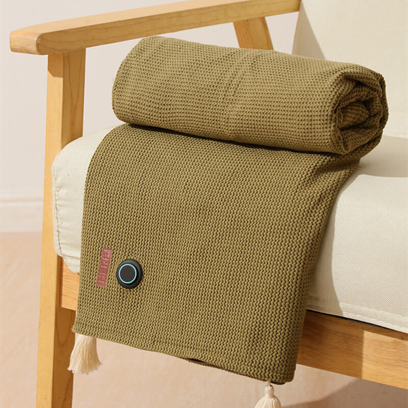 Coperta riscaldata USB CozyWarm – Plaid elettrico portatile con 3 livelli di calore e morbido tessuto in pile
