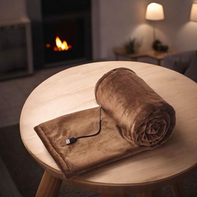 Coperta riscaldata USB portatile con 3 livelli di temperatura
