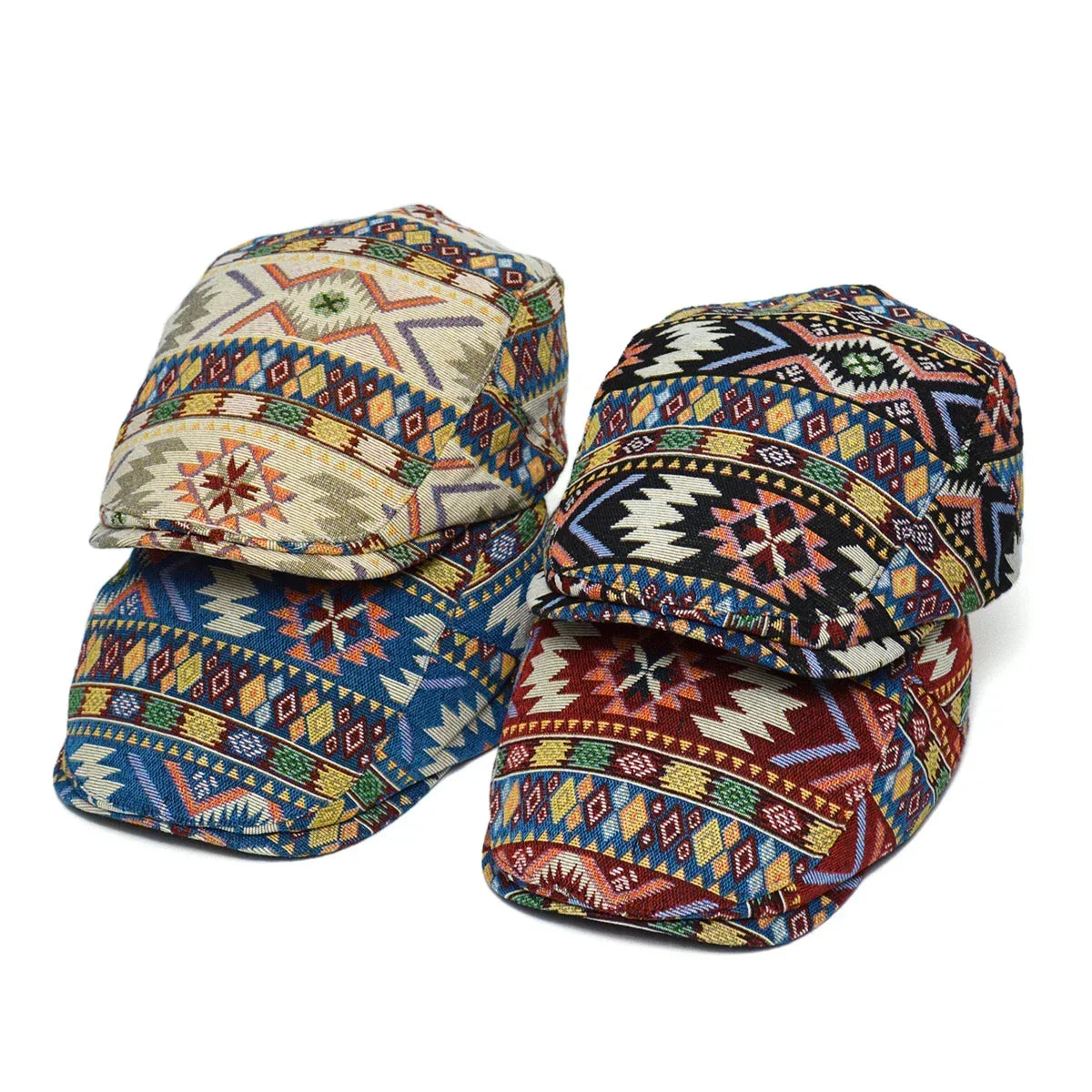 Coppola colorata retrò – Cappello vintage in cotone per tutte le stagioni