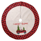 Copribase per albero di Natale con auto – 120 cm