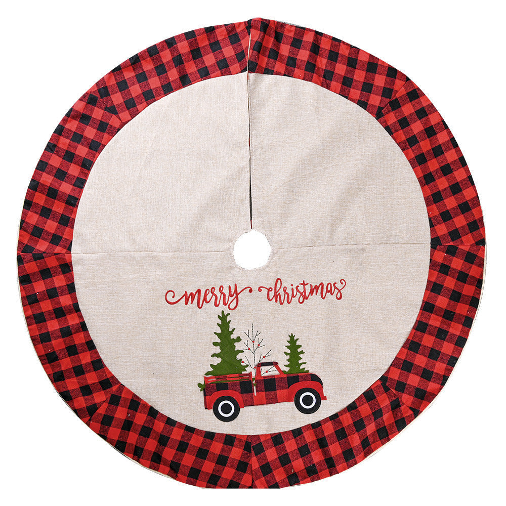 Copribase per albero di Natale con auto – 120 cm