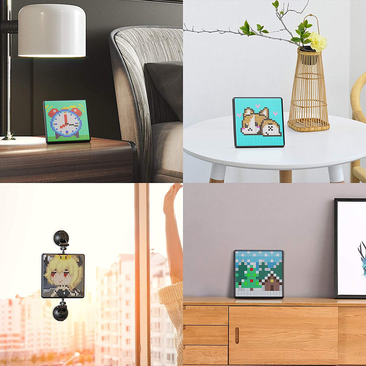 Cornice digitale pixel art personalizzabile