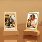 Cornice luminosa a LED per foto Polaroid con 3 slot