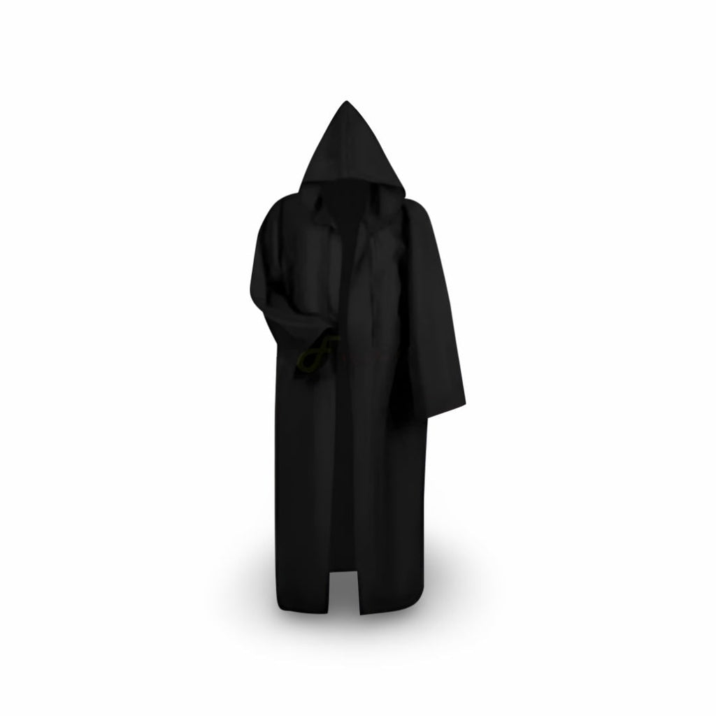 Costume da cavaliere medievale con tunica e mantello con cappuccio per cosplay