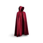Costume da cavaliere medievale con tunica e mantello con cappuccio per cosplay