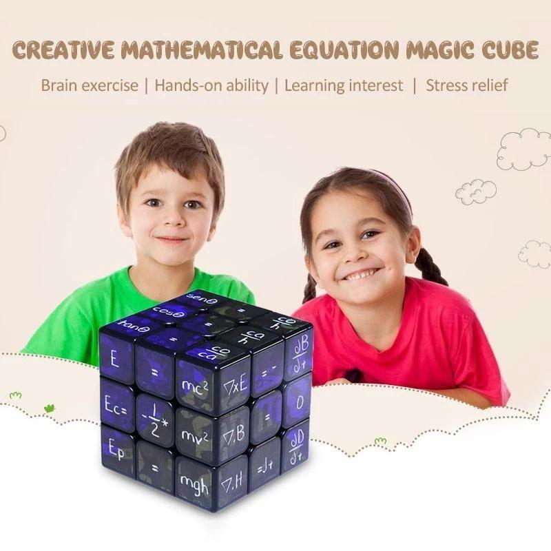Cubo magico con equazioni matematiche 3×3