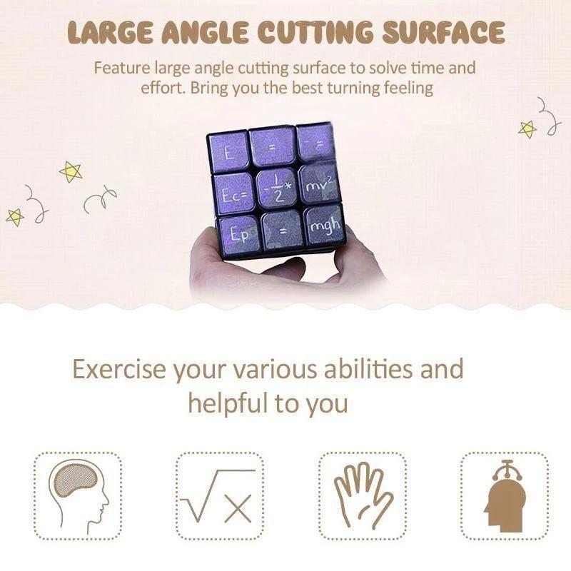 Cubo magico con equazioni matematiche 3×3