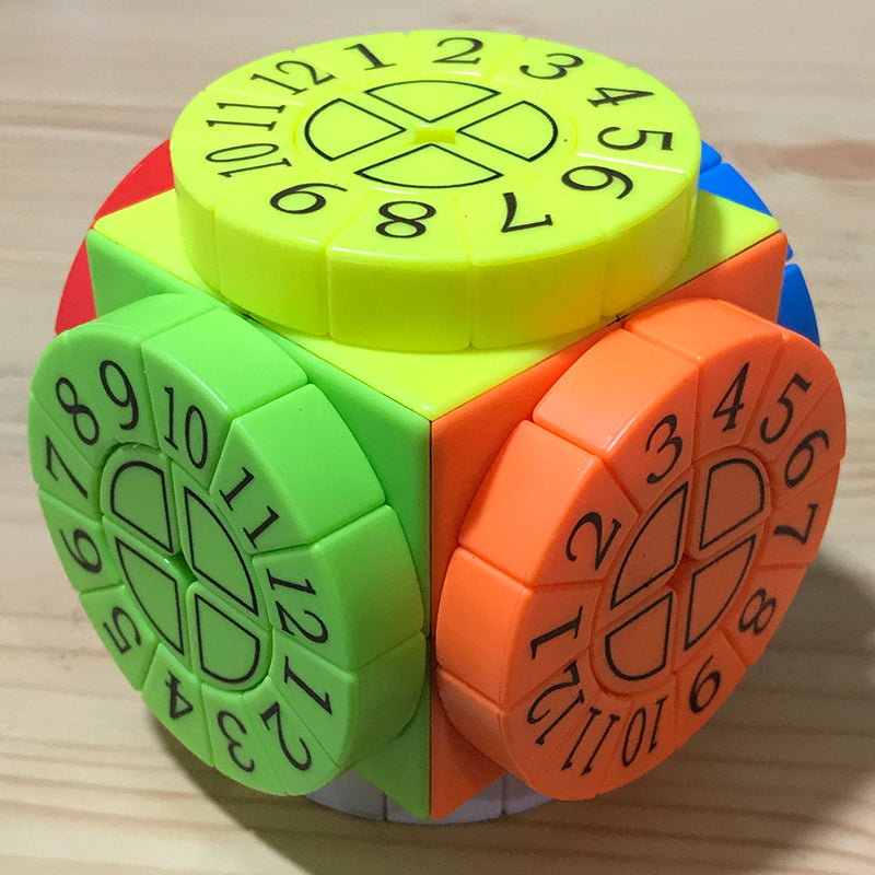 Cubo magico con roulette numerate — il rompicapo più difficile al mondo