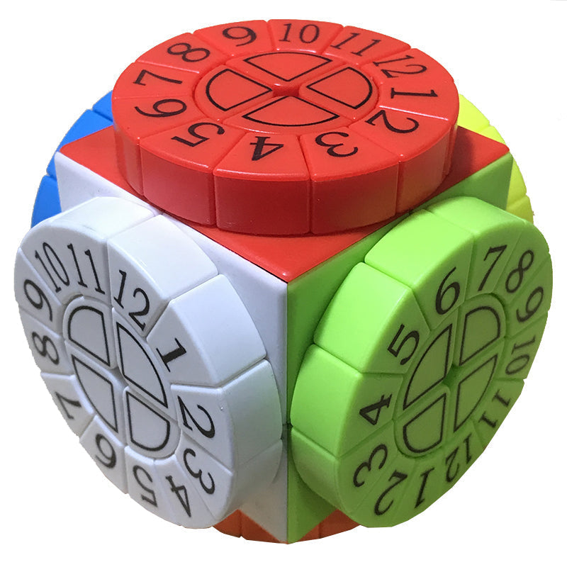 Cubo magico con roulette numerate — il rompicapo più difficile al mondo
