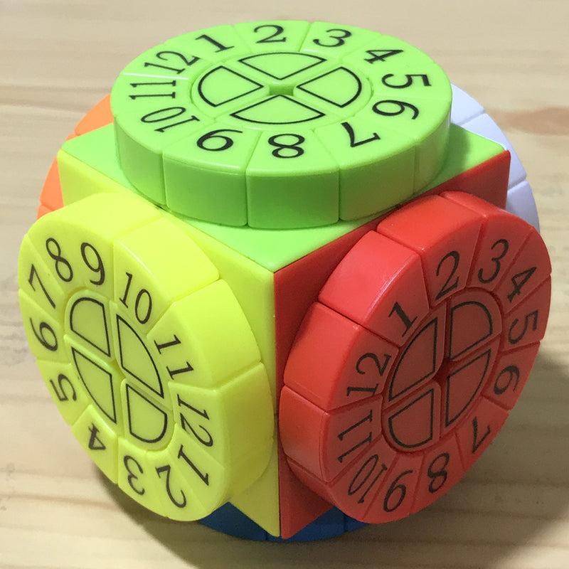 Cubo magico con roulette numerate — il rompicapo più difficile al mondo