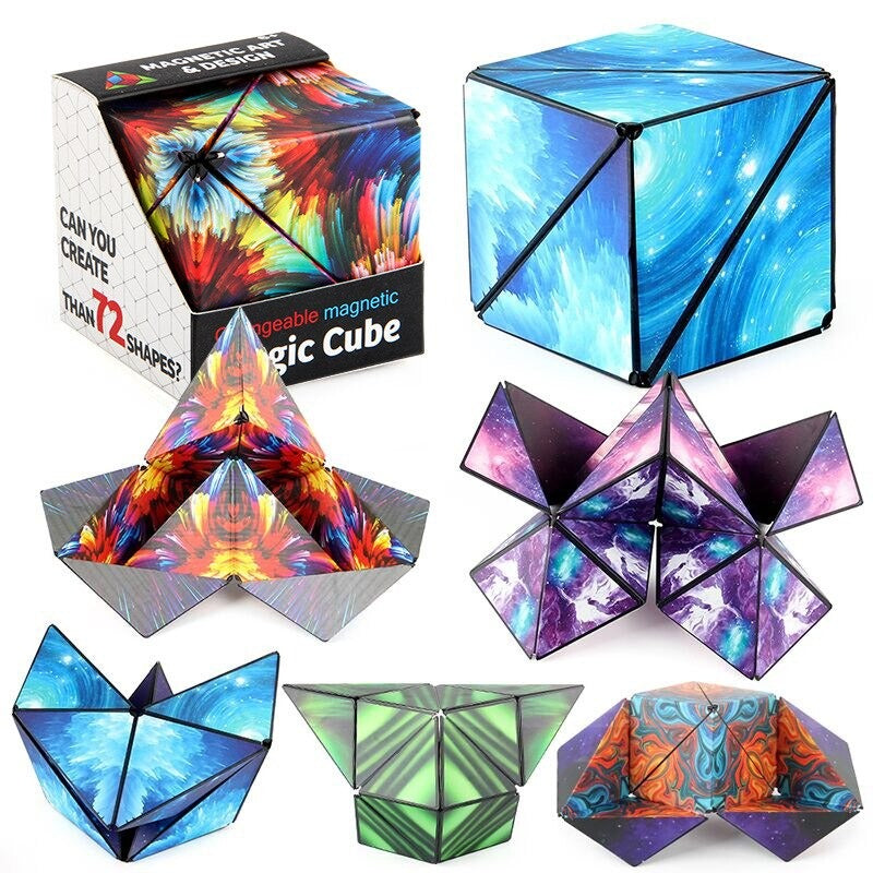 Cubo magnetico trasformabile con oltre 72 forme possibili