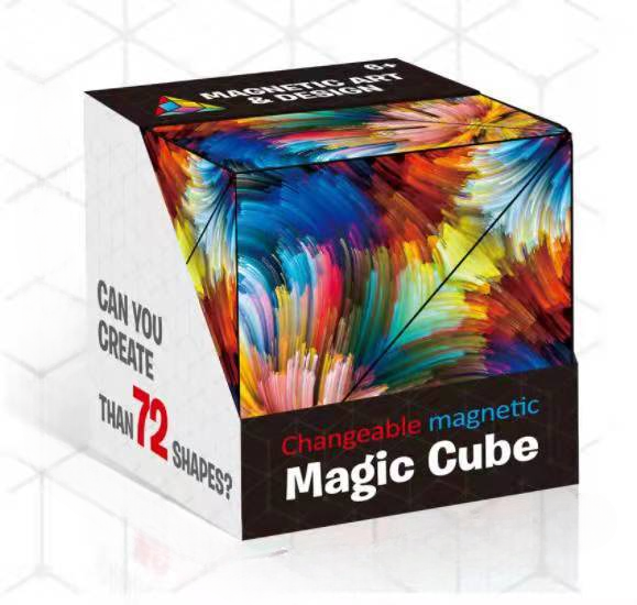 Cubo magnetico trasformabile con oltre 72 forme possibili
