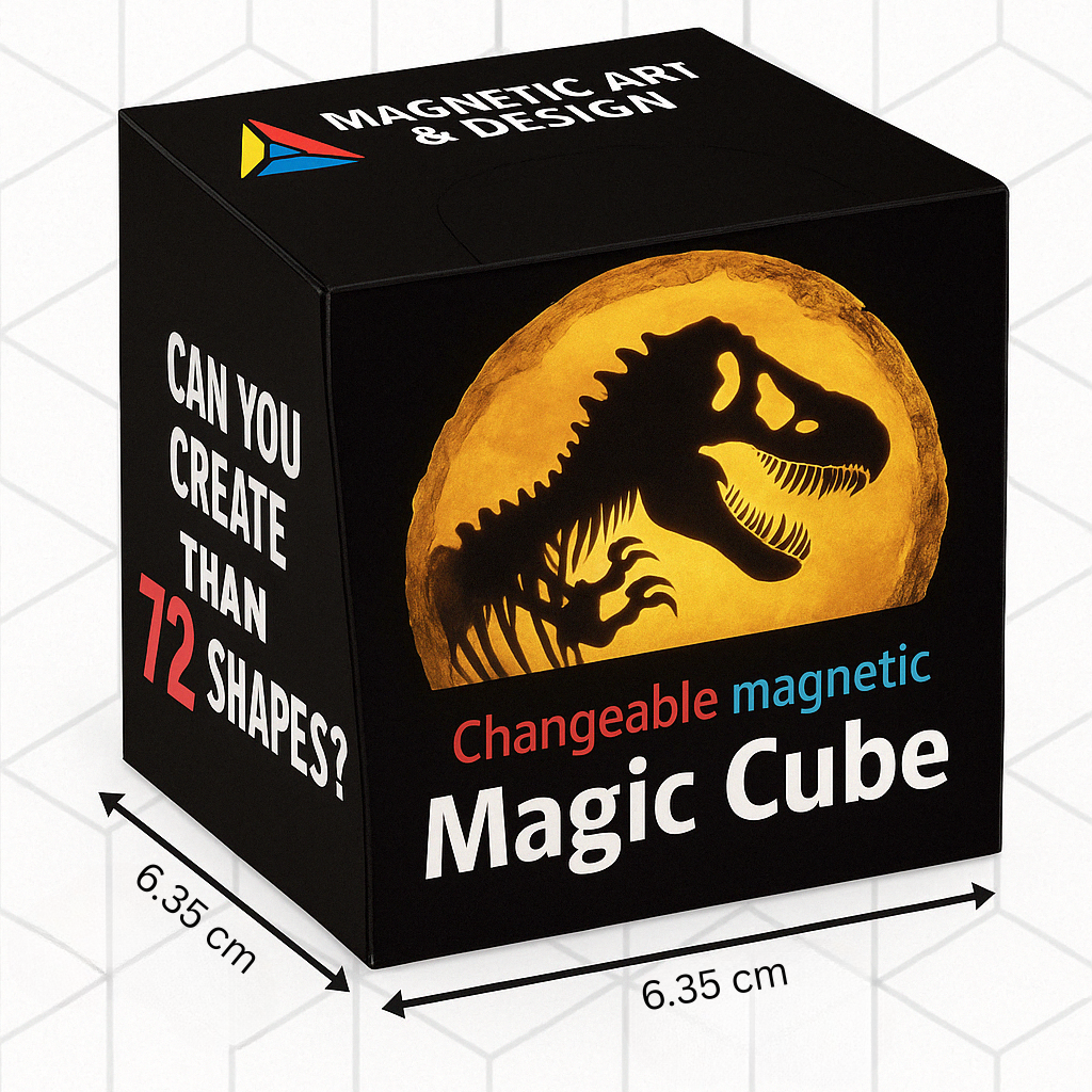Cubo magnetico trasformabile con oltre 72 forme possibili