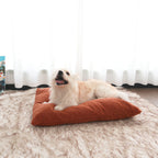 Cuccia imbottita con bordi rialzati per cani