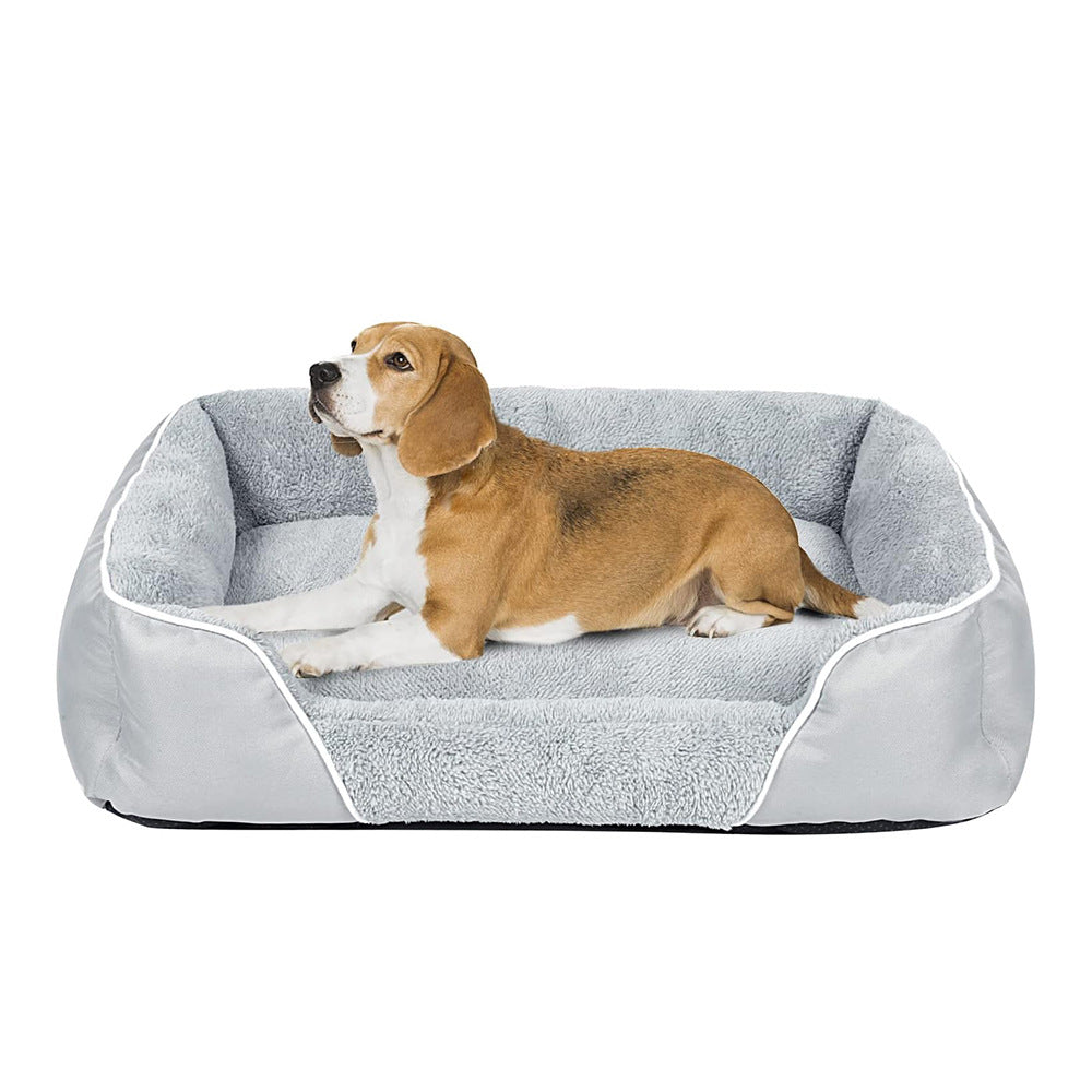 Cuccia per cani in peluche morbido