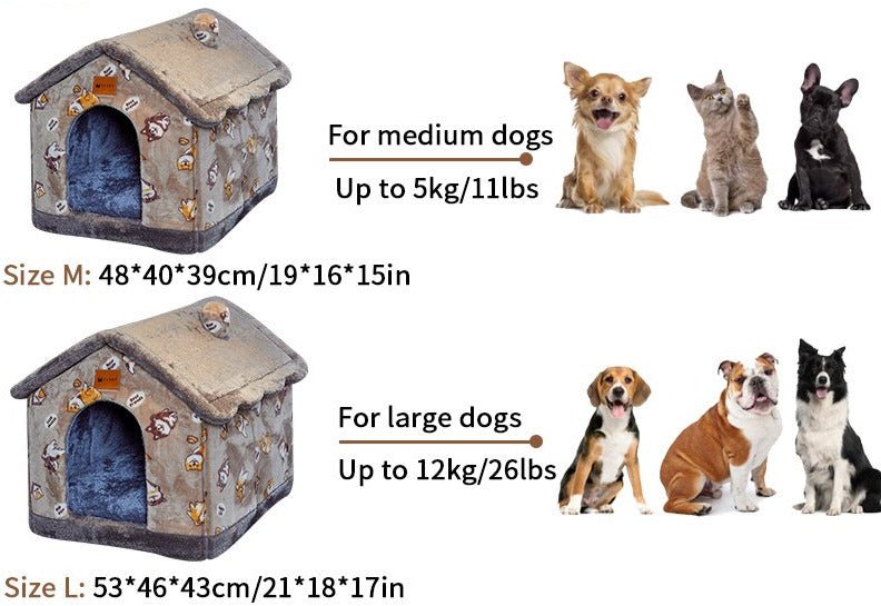 Cuccia pieghevole per cani e gatti