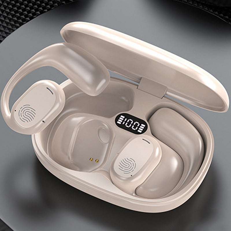 Cuffie Bluetooth a conduzione ossea con gancio auricolare