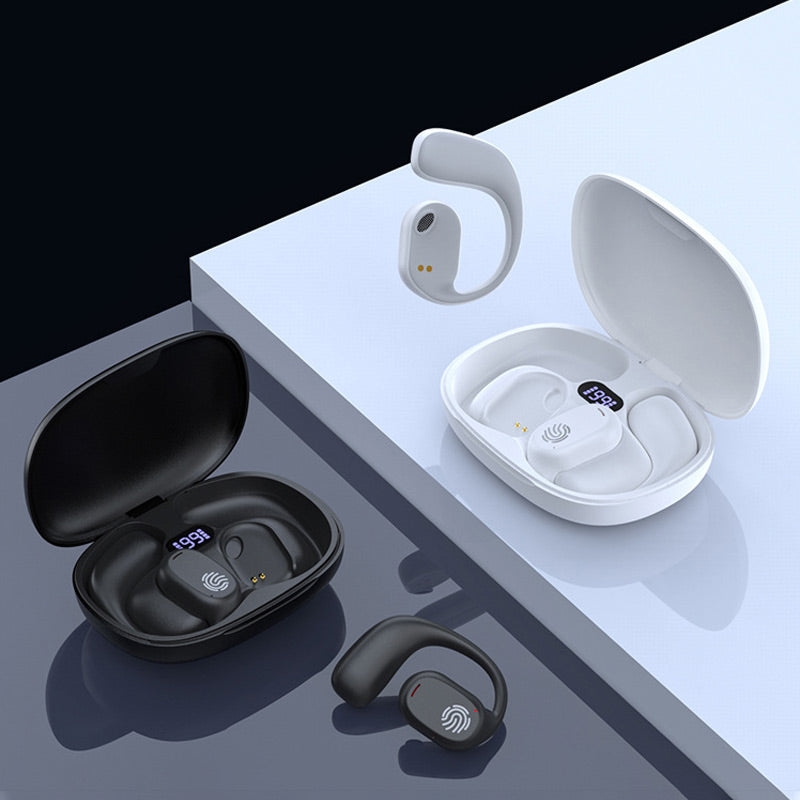 Cuffie Bluetooth a conduzione ossea con gancio auricolare