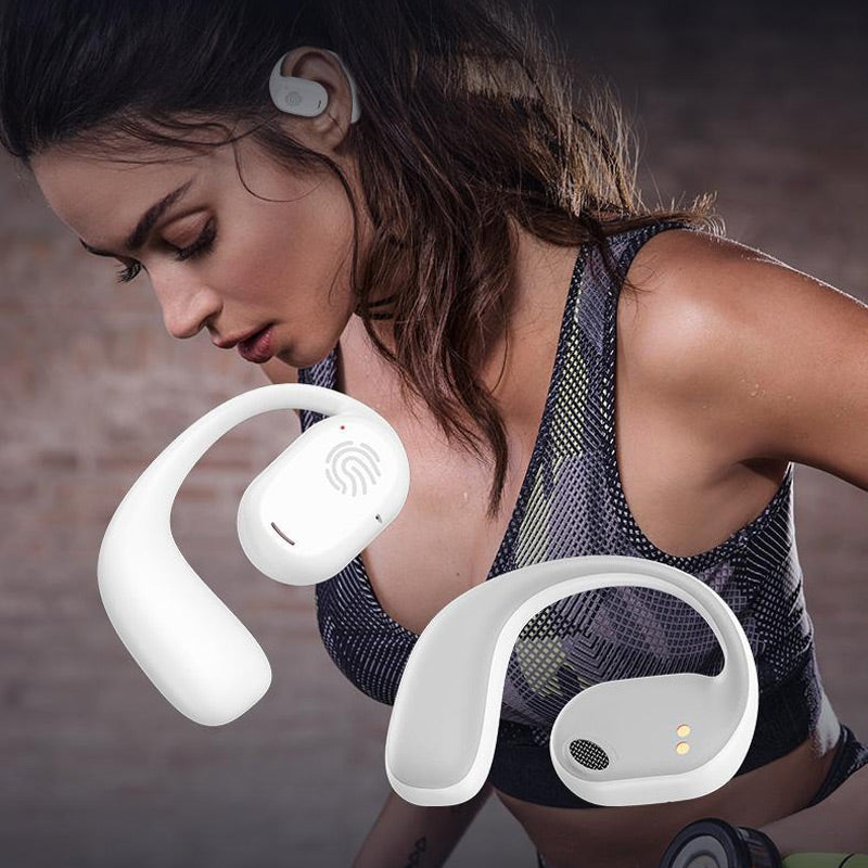 Cuffie Bluetooth a conduzione ossea con gancio auricolare