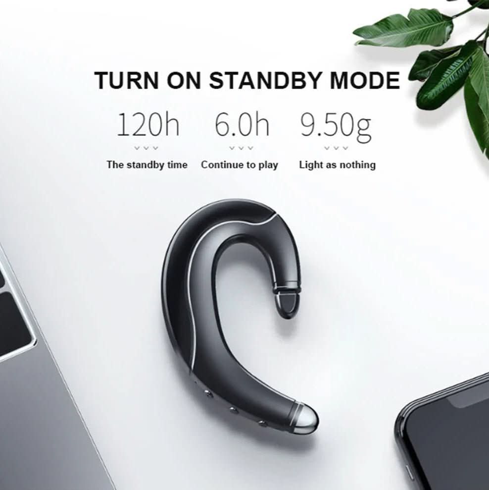 Cuffie wireless a conduzione ossea per un ascolto aperto e senza pressione