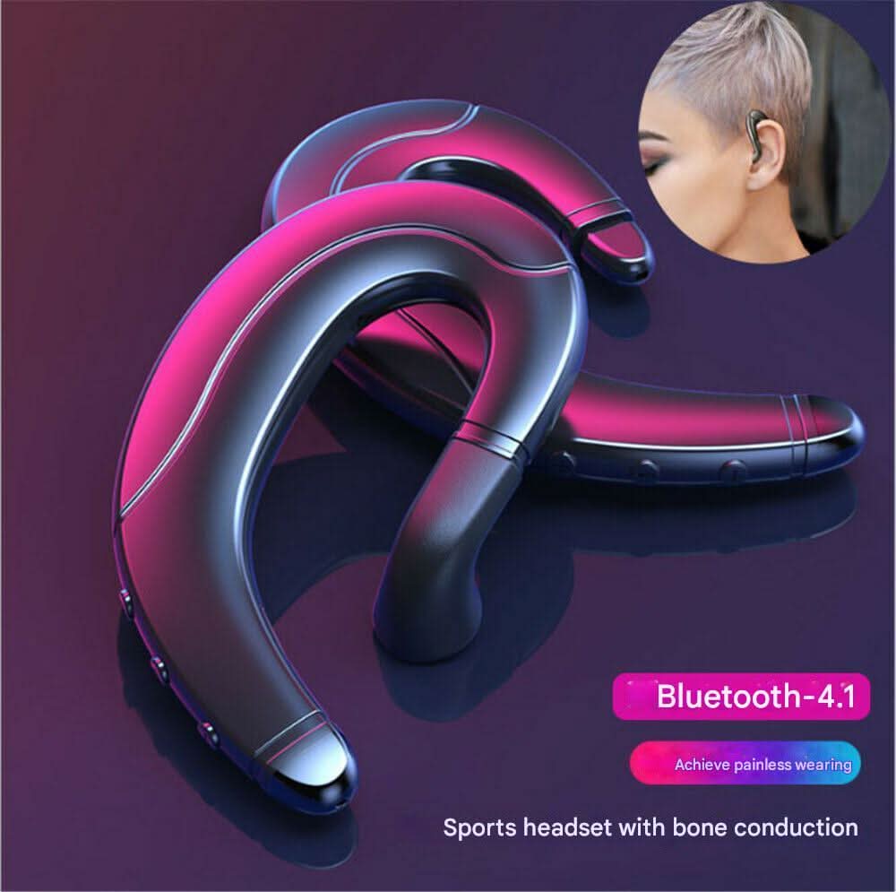 Cuffie wireless a conduzione ossea per un ascolto aperto e sicuro