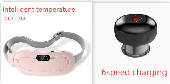 Cuscinetto termico elettrico portatile con vibrazione per crampi