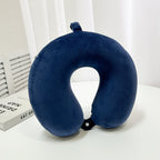 Cuscino cervicale da viaggio con chiusura innovativa