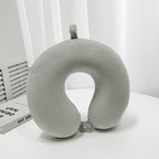 Cuscino cervicale da viaggio con chiusura innovativa
