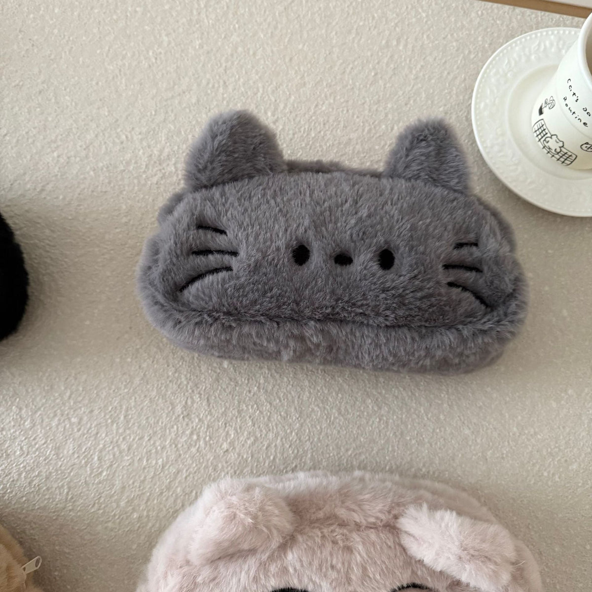 Cuscino decorativo con design gattino