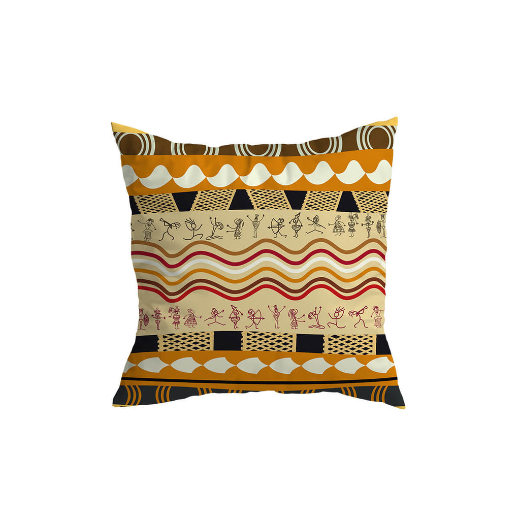 Cuscino decorativo con motivo africano