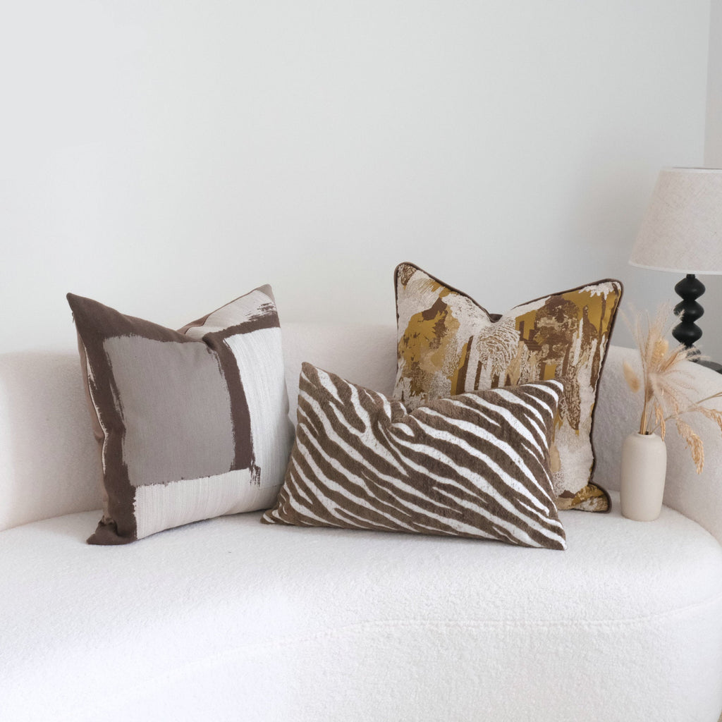 Cuscino decorativo con stampa animalier per la casa
