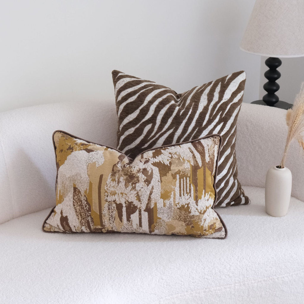 Cuscino decorativo con stampa animalier per la casa