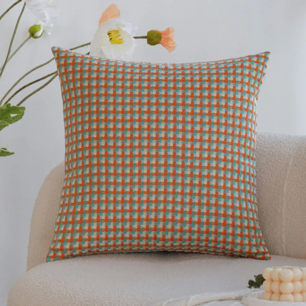 Cuscino decorativo a contrasto stile scandinavo per divano e soggiorno