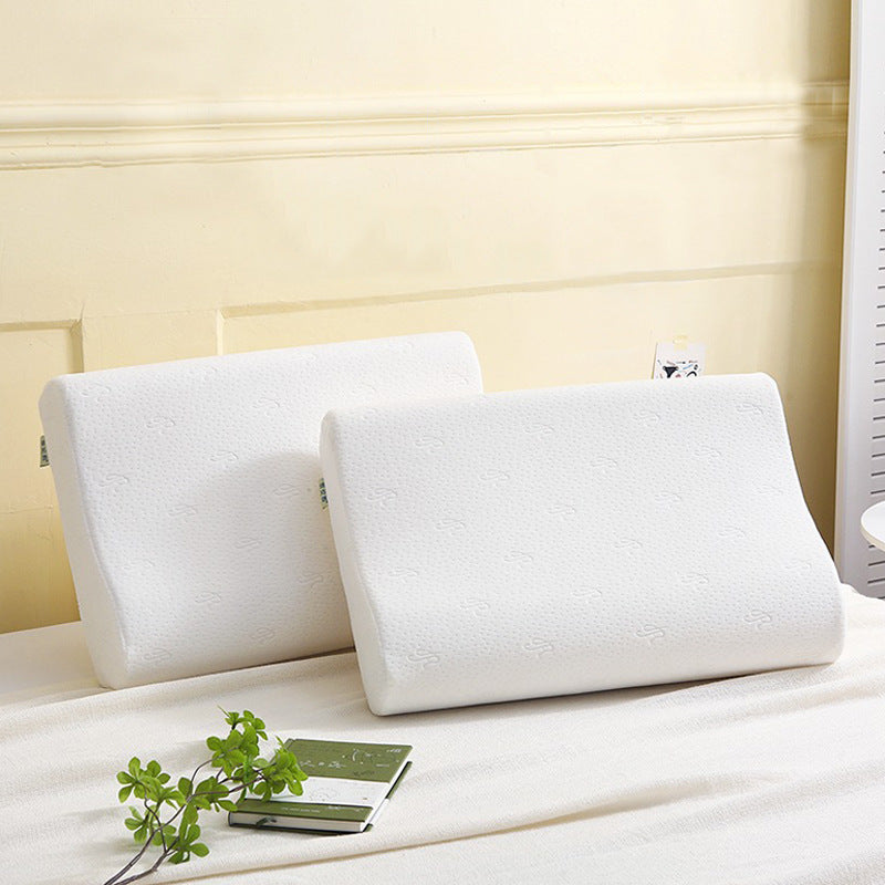 Cuscino ergonomico in memory foam con design sagomato