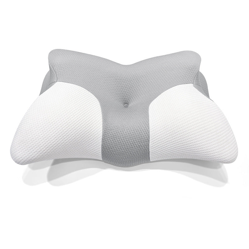 Cuscino ergonomico sagomato con superficie traspirante