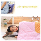 Cuscino pieghevole con coperta integrata