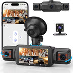 Dashcam Auto Wireless Anteriore e Posteriore con Visione Notturna