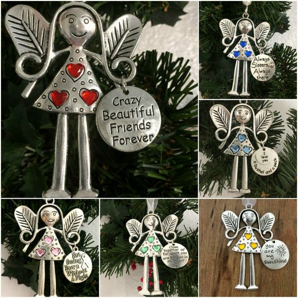 Decorazione angelo dell'amicizia – regalo divertente per Natale
