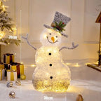 Decorazione natalizia LED con albero, pupazzo di neve o pacco regalo