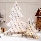 Decorazione natalizia LED con albero, pupazzo di neve o pacco regalo