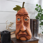 Decorazione zucca di Halloween in resina luminosa